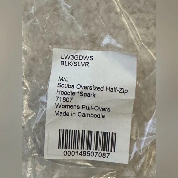 Lululemon Scuba Oversized Half-Zip Hoodie Spark - Picture 3 of 4